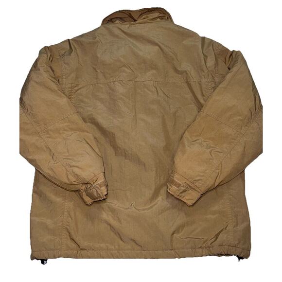 Cabelas Stillwater Supply Co Puffer Jacket Men's Size M Khaki Fleece-Lined Clean - Picture 12 of 16